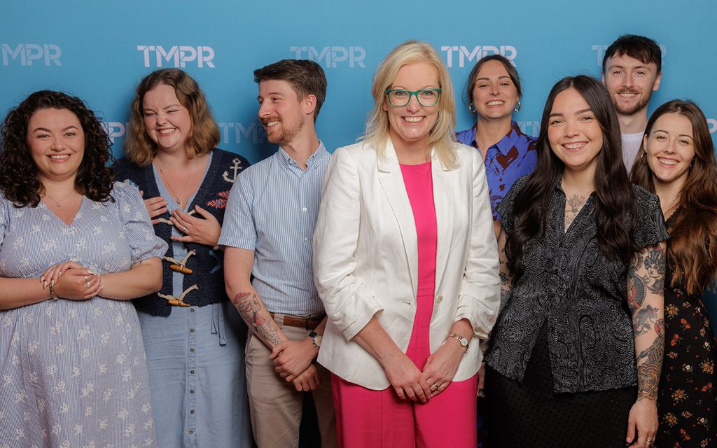 the TMPR team posing for a group picture